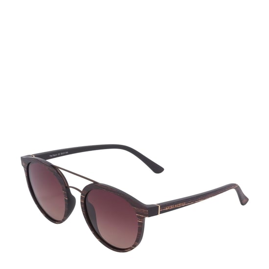 Accessories Prive Revaux R The Texan Round Full Rim Sunglasses in Brown - Image 1