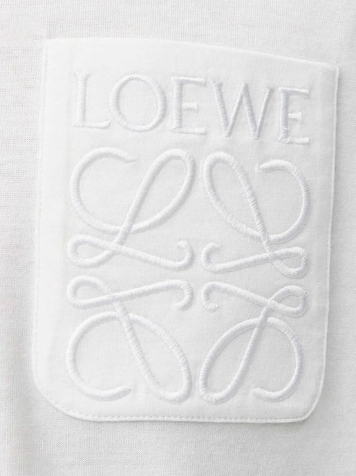 Pocket Logo T-Shirt in White - Image 2