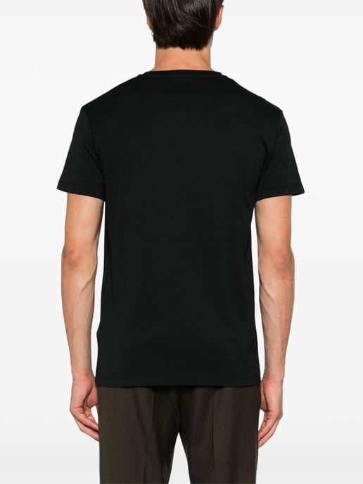 FF Labyrinth Embroidered T-shirt in Black - Image 4