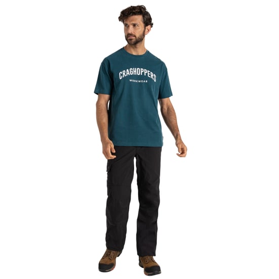 Craghoppers Mens Bedale Stretch Cargo Trousers (Black) - Image 4