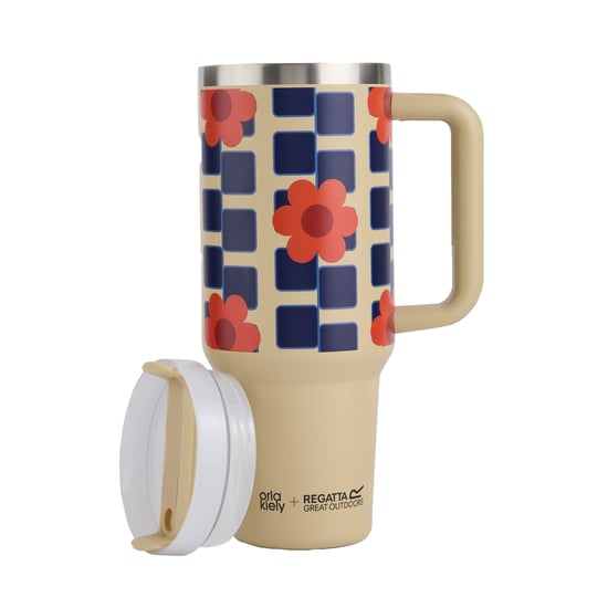 Regatta Orla Kiely Spinning Flower 1.2L Thermal Mug (Monochrome) - Image 2