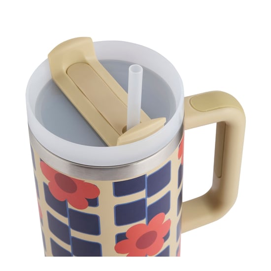 Regatta Orla Kiely Spinning Flower 1.2L Thermal Mug (Monochrome) - Image 3