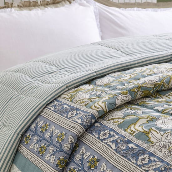 Wylder Annabelle 100% Cotton Floral Quilted Bedspread, Blue - Image 2