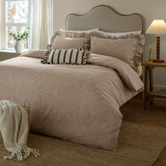 Wylder Margot 100% Cotton Duvet Cover Set, Mole - Image 1