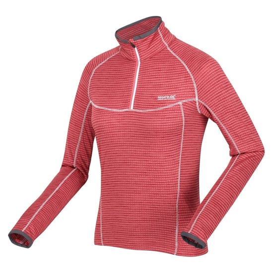 Women's Regatta Yonder Stitched Funnel Neck Raglan Sleeve Sweatshirt in Mineral Red - Image 3