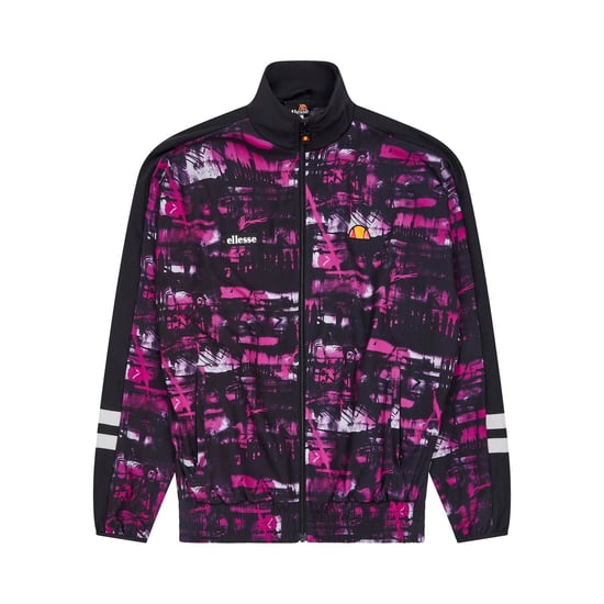 Women's Ellesse Boulevard Funnel Neck Long Sleeve Jersey Top in All Over Print - Image 1