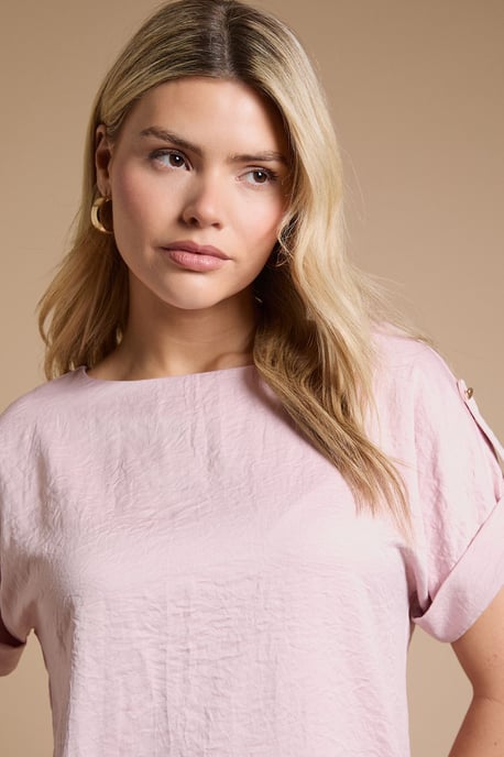 Satin Roll Sleeve Blouse - Image 4