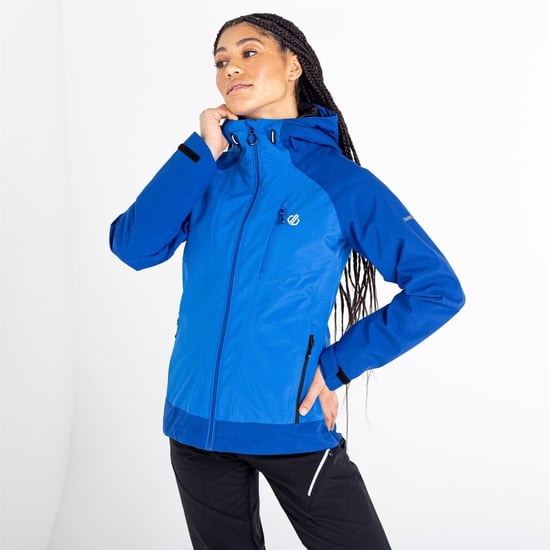 Women's Dare 2b Era Waterproof Jacket in StrBlu/SpcBl - Image 3