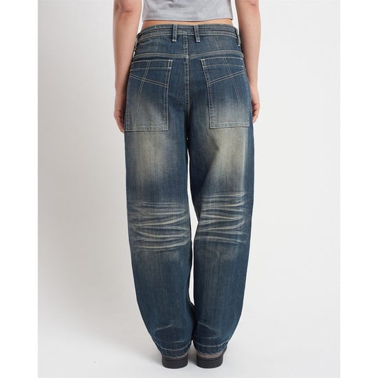 Women's The Ragged Priest Rag Bleacher Big in Blue - Image 2