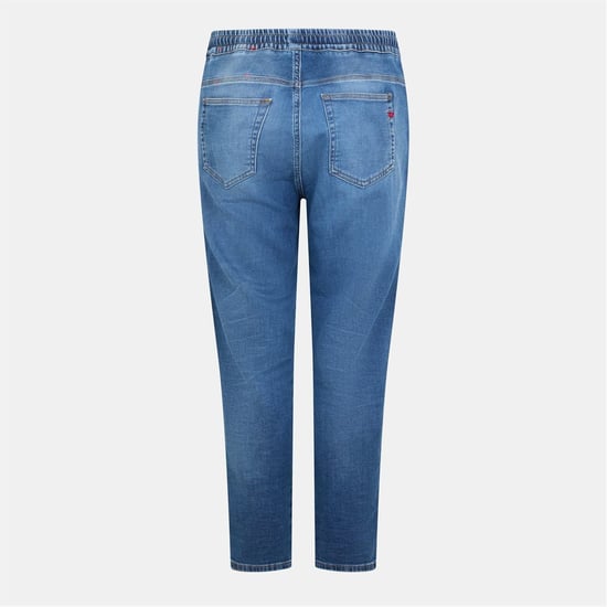 Women's Diesel Fyza Jog Pant jn in Blue Denim - Image 2