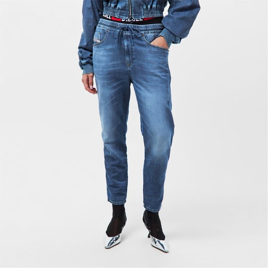 Women's Diesel Fyza Jog Pant jn in Blue Denim - Image 3