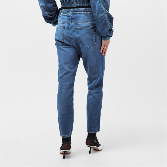 Women's Diesel Fyza Jog Pant jn in Blue Denim - Image 4
