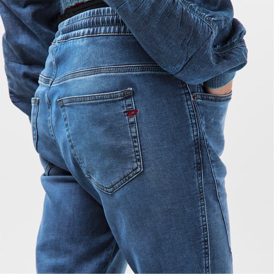 Women's Diesel Fyza Jog Pant jn in Blue Denim - Image 5
