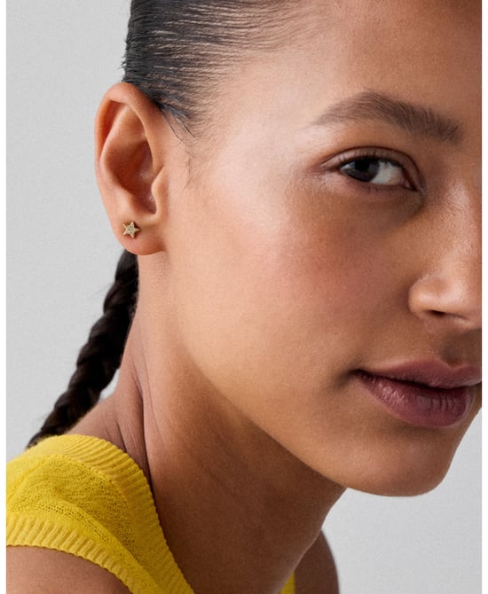You're A Gem Pave Mini Star Studs - Image 2