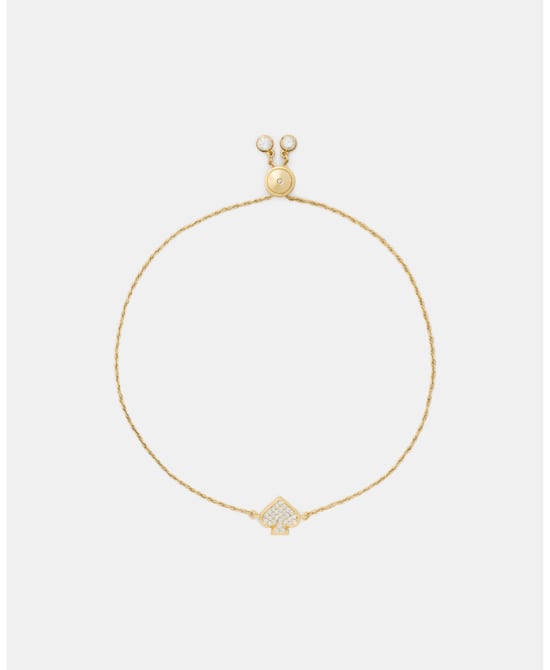Everyday Spade Pave Slider Bracelet - Image 1