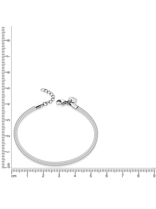 Zeeme Stainless Steel Bracelet Stahl glanz 18 + 2 cm - Image 3