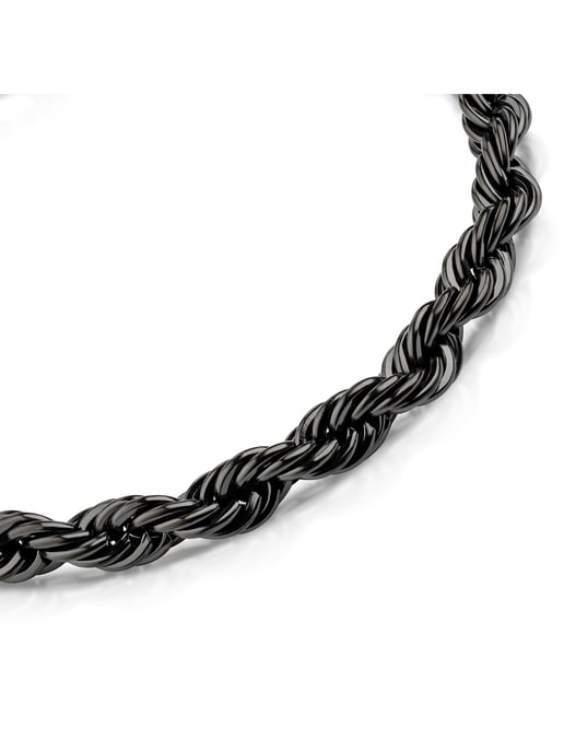 Zeeme Stainless Steel Bracelet Stainless steel PVD black - Image 3