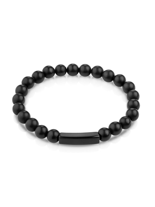 Zeeme Stainless Steel Bracelet Stainless steel PVD black - Image 1
