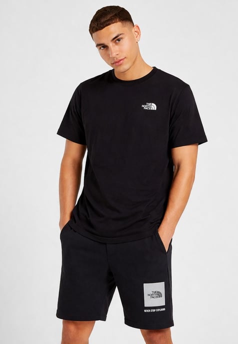 The North Face Mens Reflective Tee and Reflective Shorts Set in Black - Image 3