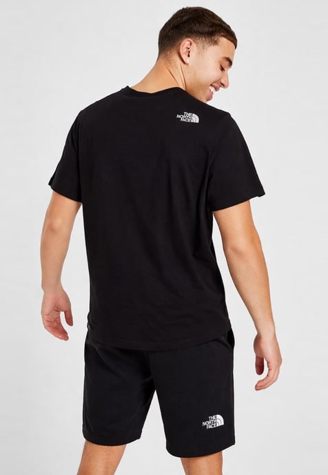 The North Face Mens Reflective Tee and Reflective Shorts Set in Black - Image 4
