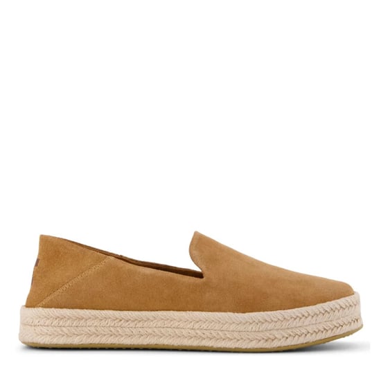 Toms Carolina medium brown instappers slip ons dames - Image 2