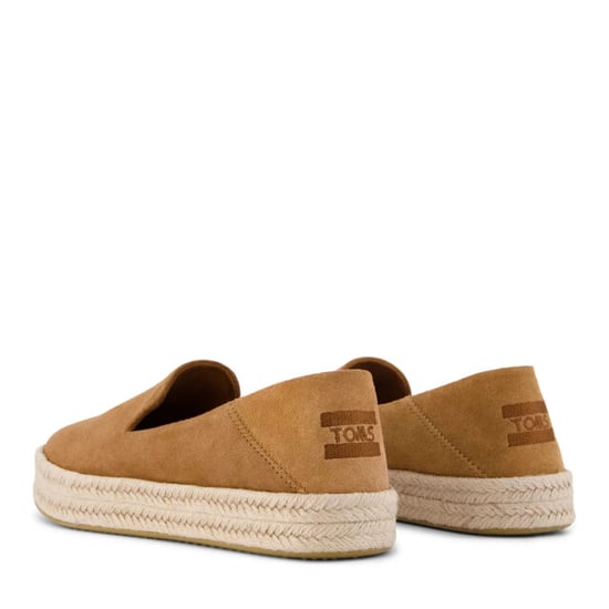 Toms Carolina medium brown instappers slip ons dames - Image 3