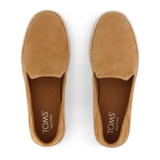 Toms Carolina medium brown instappers slip ons dames - Image 4