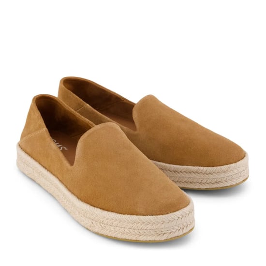 Toms Carolina medium brown instappers slip ons dames - Image 5