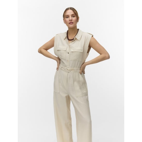 Vero Moda Vmkamaya sl jumpsuit wvn btq beige - Image 5