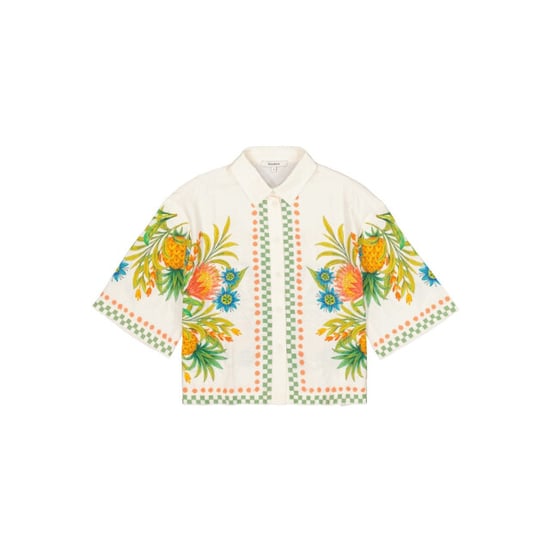 Garcia Jeans dames blouses 4319.08.0007 ecru dessin - Image 1