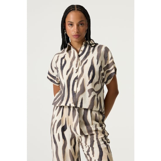 Garcia Jeans dames blouses 4319.08.0008 ecru dessin - Image 5