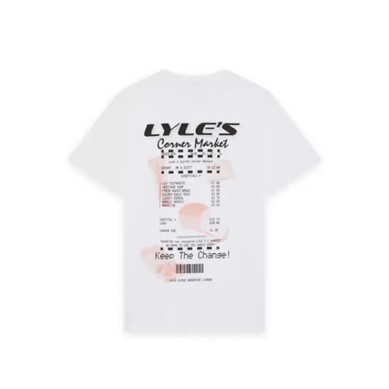 Lyle and Scott Receipt grafic t-shirt - - Image 3
