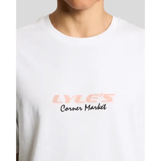 Lyle and Scott Receipt grafic t-shirt - - Image 4