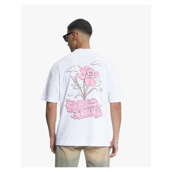 Croyez Homme Fleur heureuse t-shirt t-shirts crb30026019 - Image 2