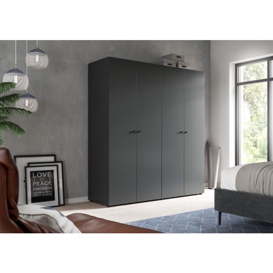 Furnilux Moderne 2-delige garderobekast-combinatie in dubbele opbergruimte - Image 3