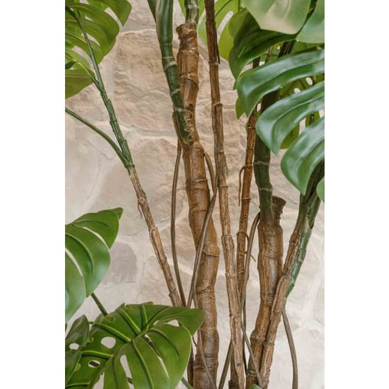 Indore Home Monstera kunstplant van 240 cm als indrukwekkende blikvanger in grote interieurs - Image 4