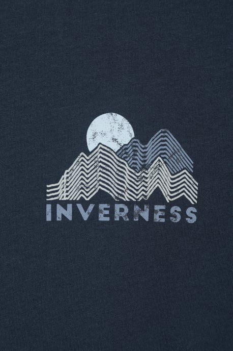Regional Men's Inverness Graphic T-Shirt Breathable Casual Everyday Tee Navy - Image 5