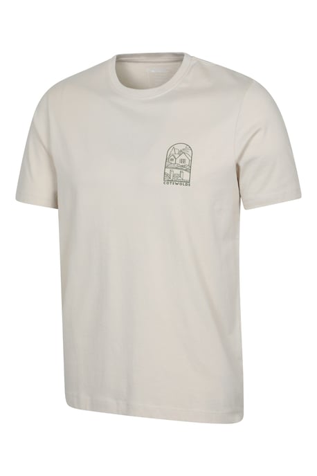 Regional Men's Cotswold T-Shirt Cotton Sun Protection Breathable Casual Tee Off-White - Image 4