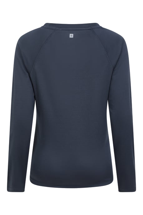 'Endurance' Women's Top Sun Protection Breathable Sports Tee Navy - Image 3