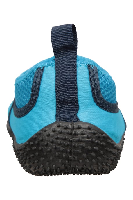 'Bermuda' Women's Aqua Shoe with Top Mesh Panel Slip On Summer Beach Sandals Dark Blue - Image 4