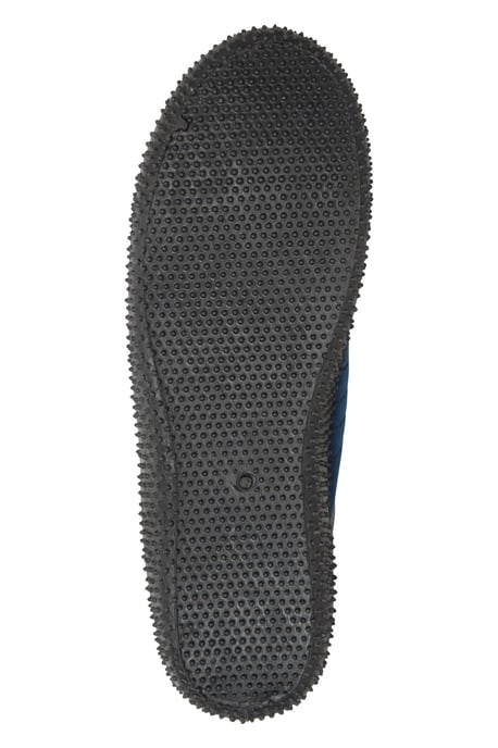 'Bermuda' Men's Aqua Shoe with Mesh Panel Slip On Summer Beach Sandals Navy - Image 4