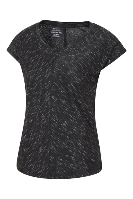 'Retreat Slouch' Women's T-Shirt IsoCool Relaxed Fit Sweat Wicking Everyday Tee Black - Image 2