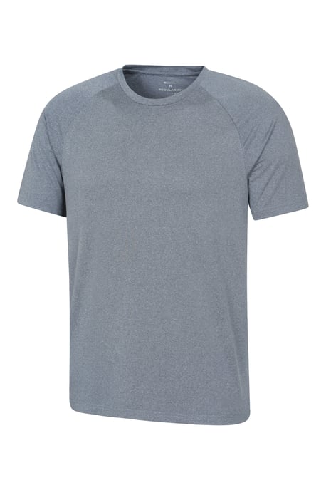 'Agra' Men's Melange T-Shirt Quick Wicking Breathable Sports T-Shirt Navy - Image 2