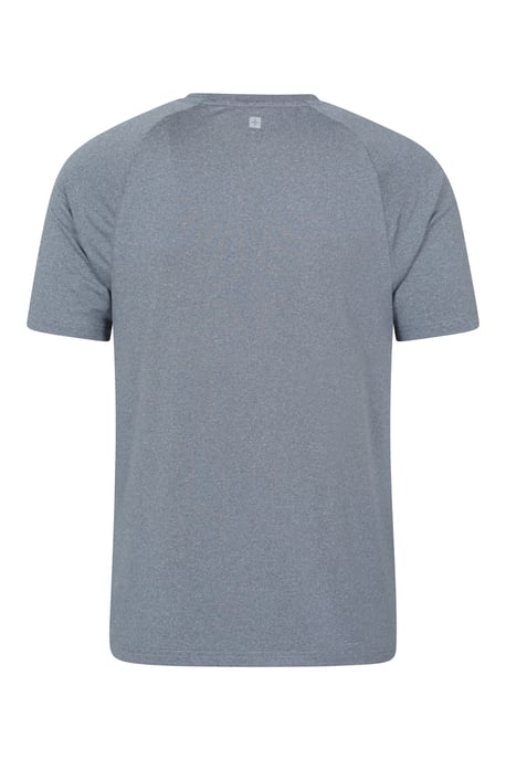 'Agra' Men's Melange T-Shirt Quick Wicking Breathable Sports T-Shirt Navy - Image 3