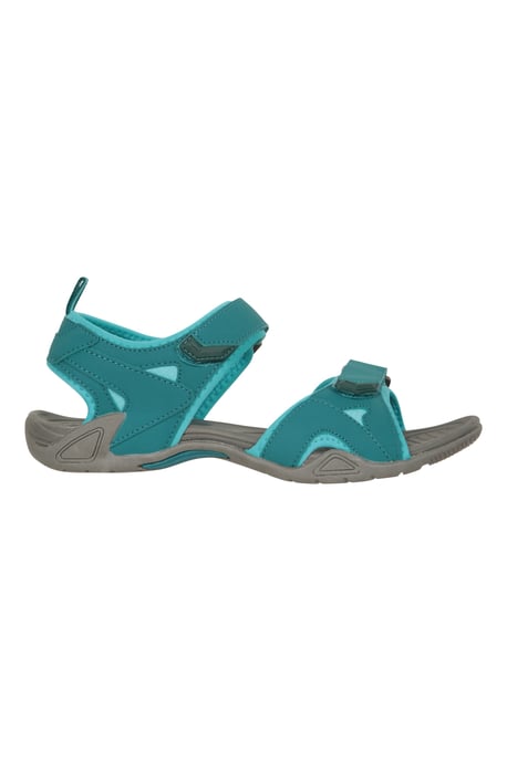 'Andros' Women's Sandals Touch Strap Fastening Everyday Shoes Teal - Image 2