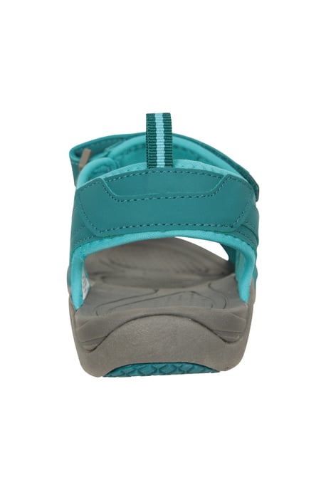'Andros' Women's Sandals Touch Strap Fastening Everyday Shoes Teal - Image 3