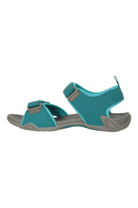 'Andros' Women's Sandals Touch Strap Fastening Everyday Shoes Teal - Image 4