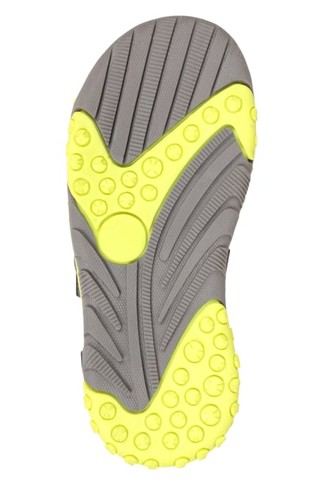 'Seaside' Junior Sandals Touch Strap Fastening Summer Beach Shoes Grey - Image 3