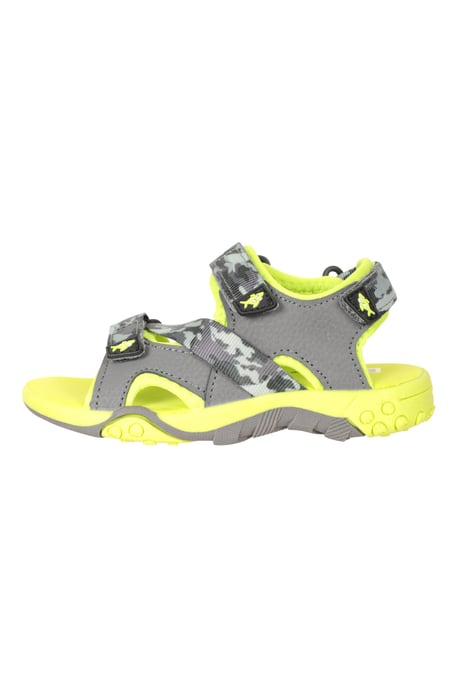 'Seaside' Junior Sandals Touch Strap Fastening Summer Beach Shoes Grey - Image 5