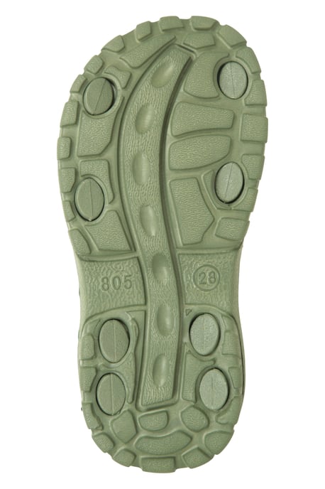 'Sand' Kids Sandals with Touch Strap Fastening Summer Shoes Green - Image 6